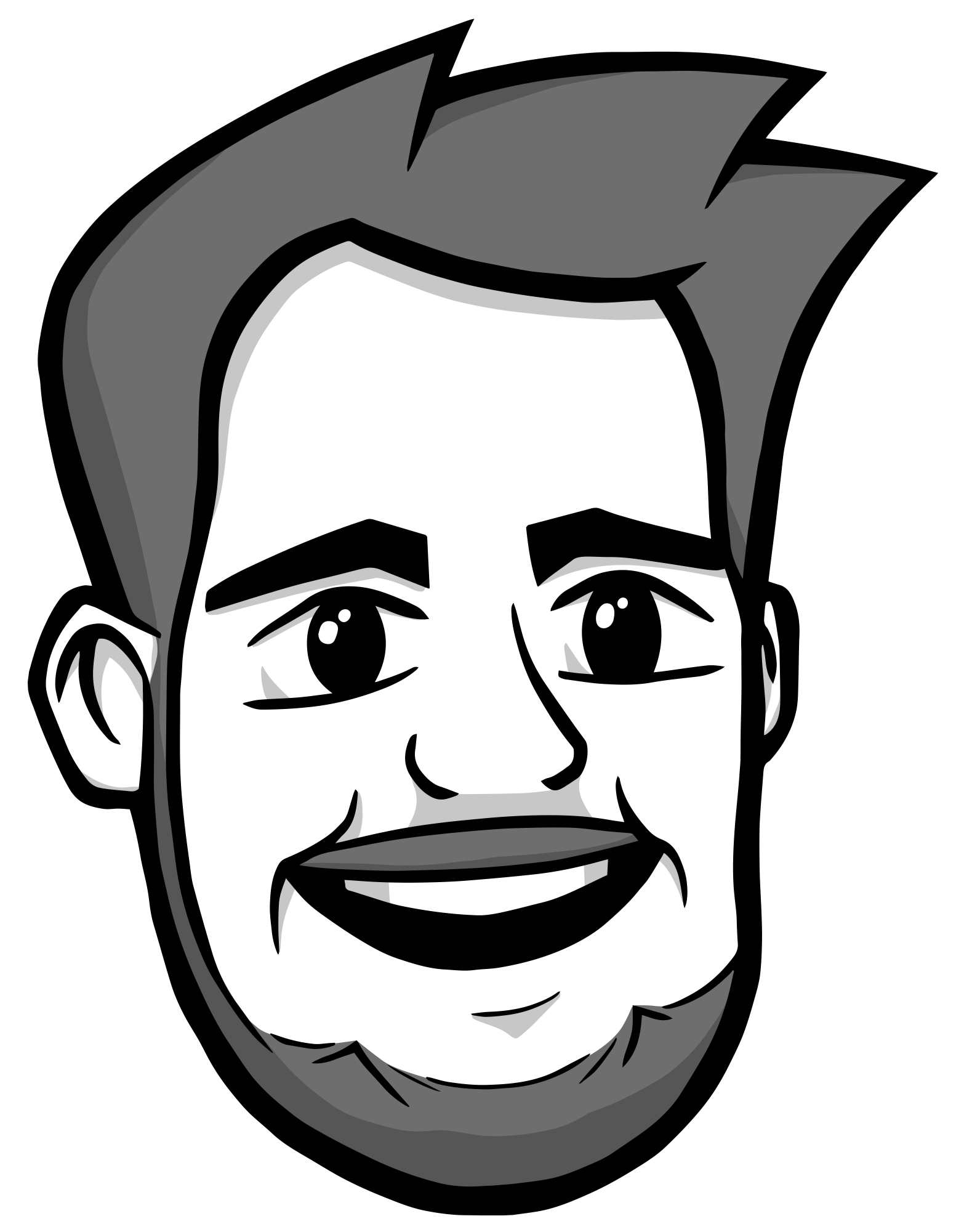 Laurence cartoon headshot